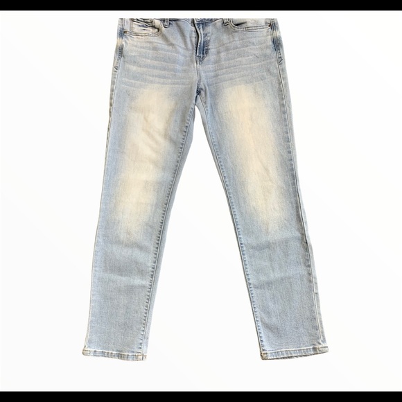 KENSIE Light Wash Denim Skinny Jeans With Pockets Blue Size 8 - Picture 6 of 12